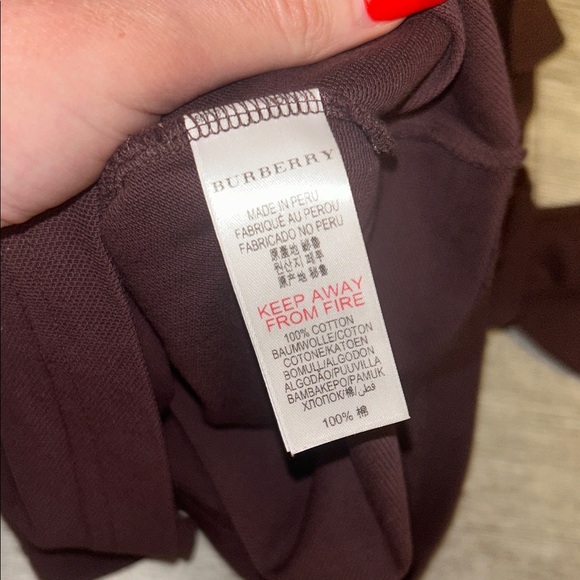 Authentic boys Burgundy Long Sleeve Polo Shirt - Picture 6 of 8